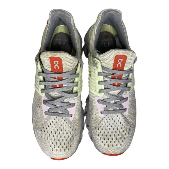 On Cloud Cloudswift Women's Running Shoes Sz 7 Ice / Oasis Cushion Performance - Picture 12 of 14